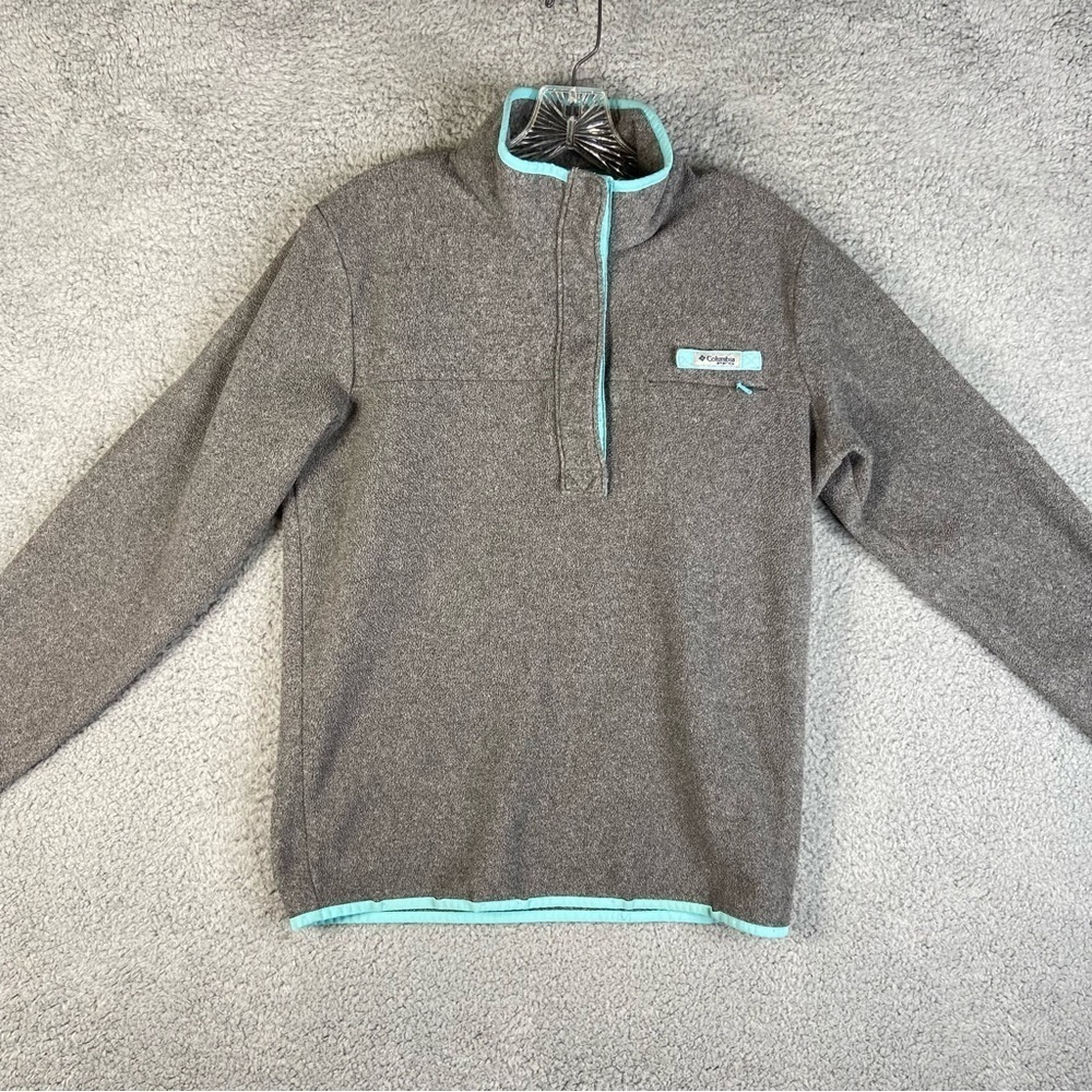 Columbia Performance Gear 1/4 Snap Pullover Shirt Size Large